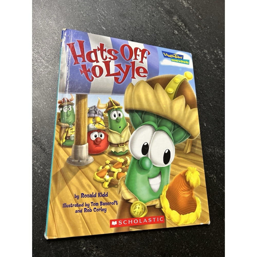 VeggieTales Kids Book Lot of 6 Scholastic Hardcover Christian Children's Books‎ - Picture 12 of 12